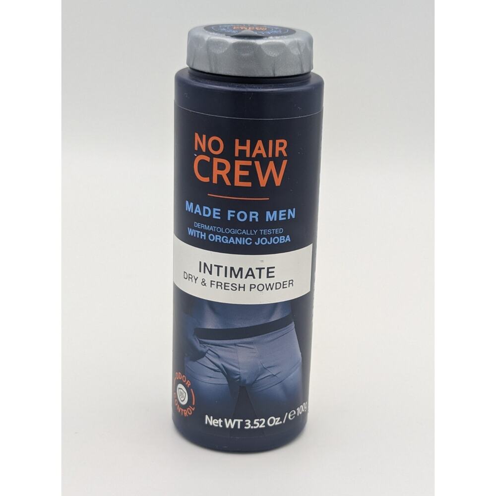 No Hair Crew Intimate Dry & Fresh Powder for Men 3.52oz New